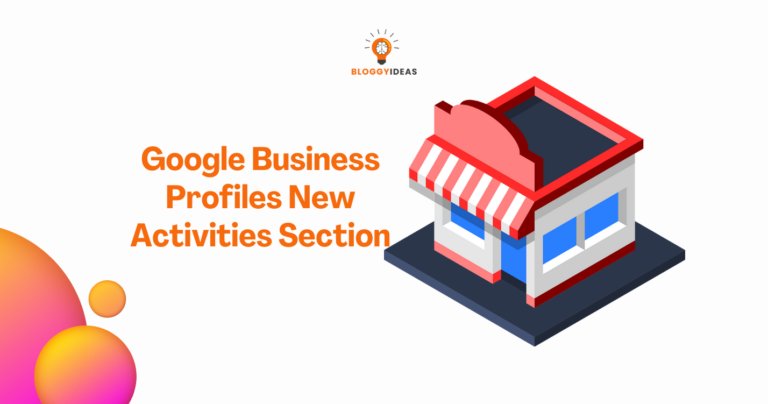 Google Business Profiles New Activities Section