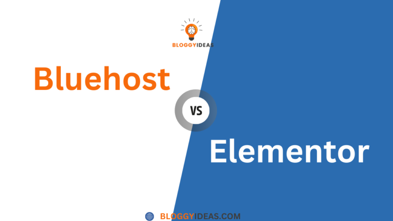 Bluehost vs Elementor