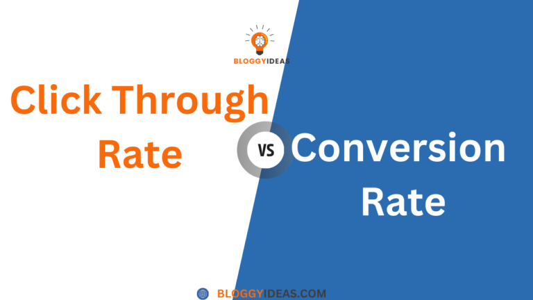 Click Through Rate vs Conversion Rate